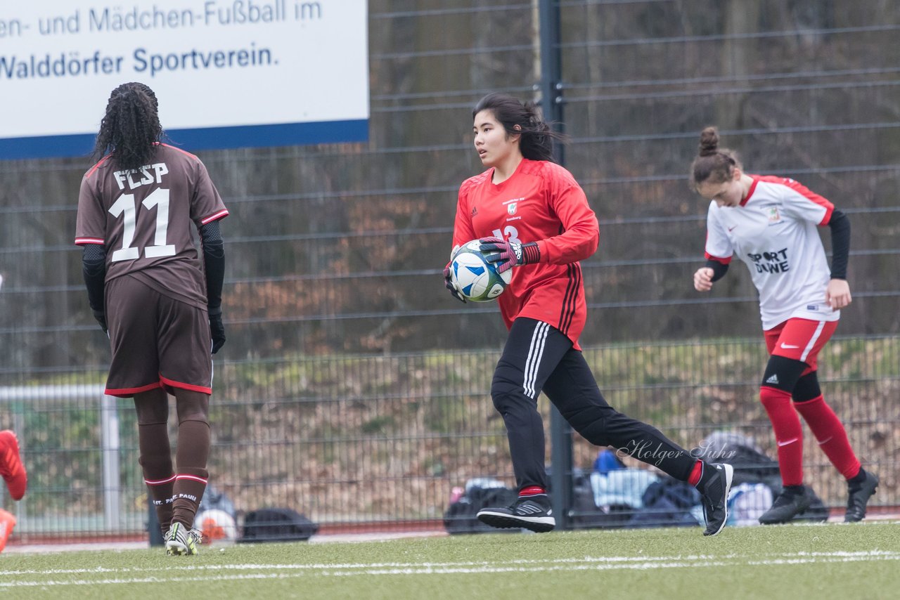 Bild 409 - B-Juniorinnen Walddoerfer - St.Pauli : Ergebnis: 4:1